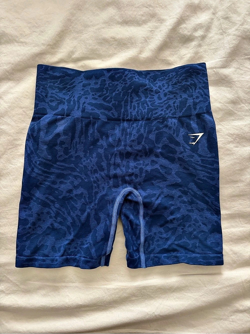Gymshark Adapt Animal Seamless Cycling Shorts Blue